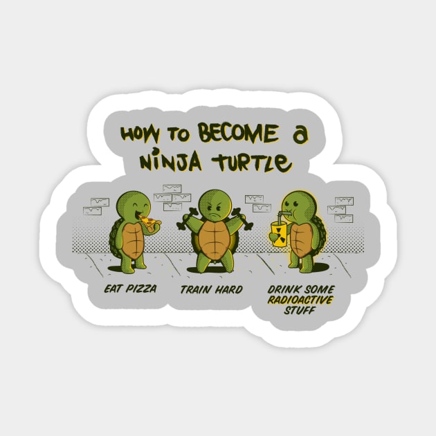 Become A Ninja Turtle Sticker by IdeasConPatatas